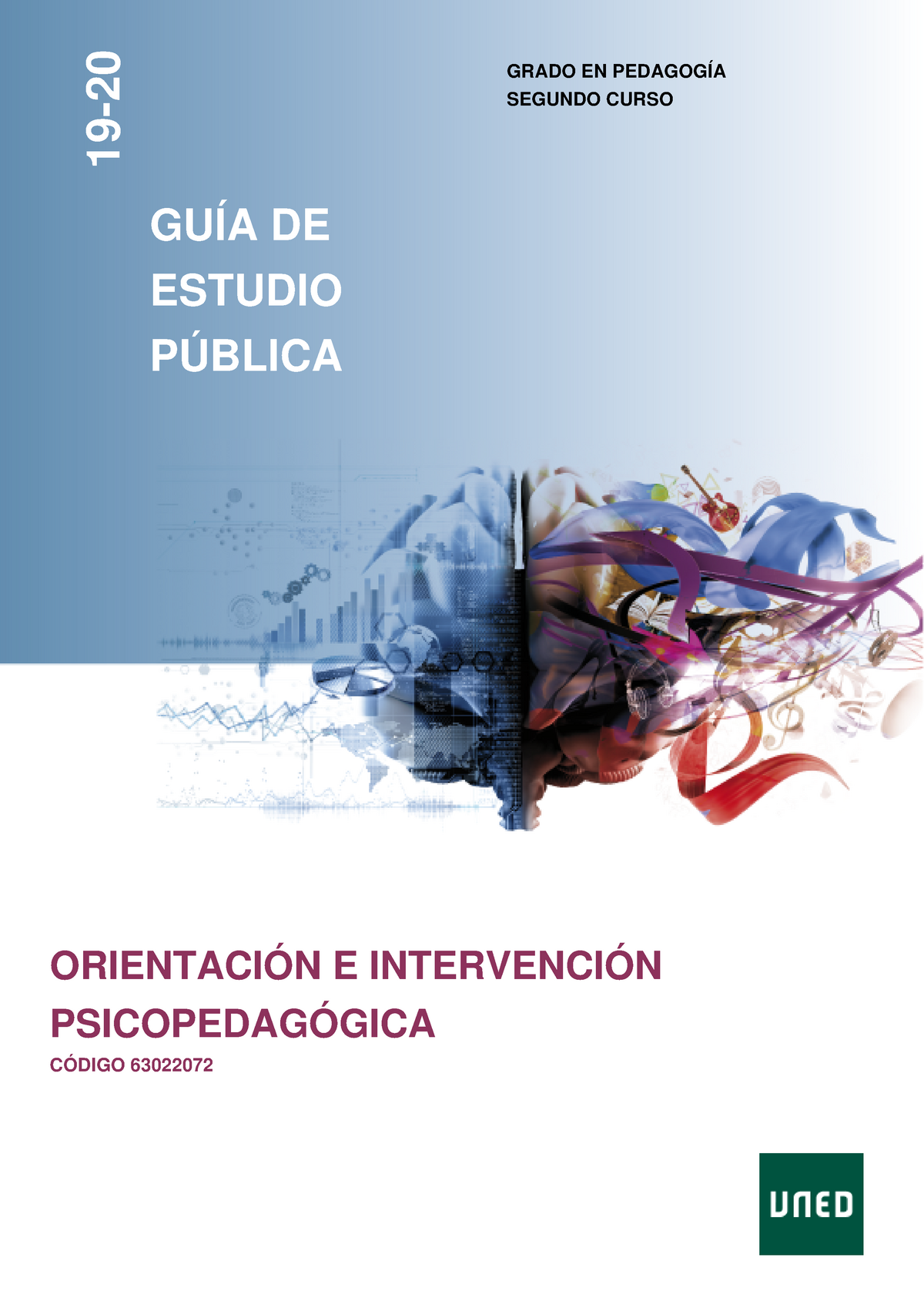 Guia Orientación E Intervención Psicopedagógica 2019 2020 19 Grado