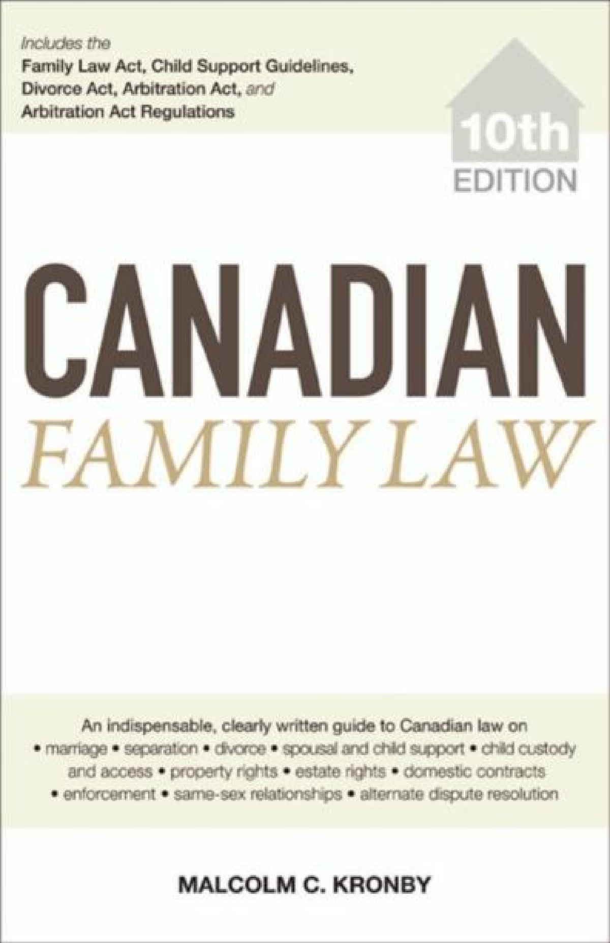 Canadian Family Law 10th Edit Includes The Family Law Act Child   Thumb 1200 1855 