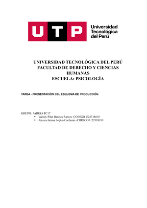 Semana 4 Aplicando LA Generalización - UNIVERSIDAD TECNOLÓGICA DEL PERÚ  FACULTAD DE DERECHO Y - Studocu