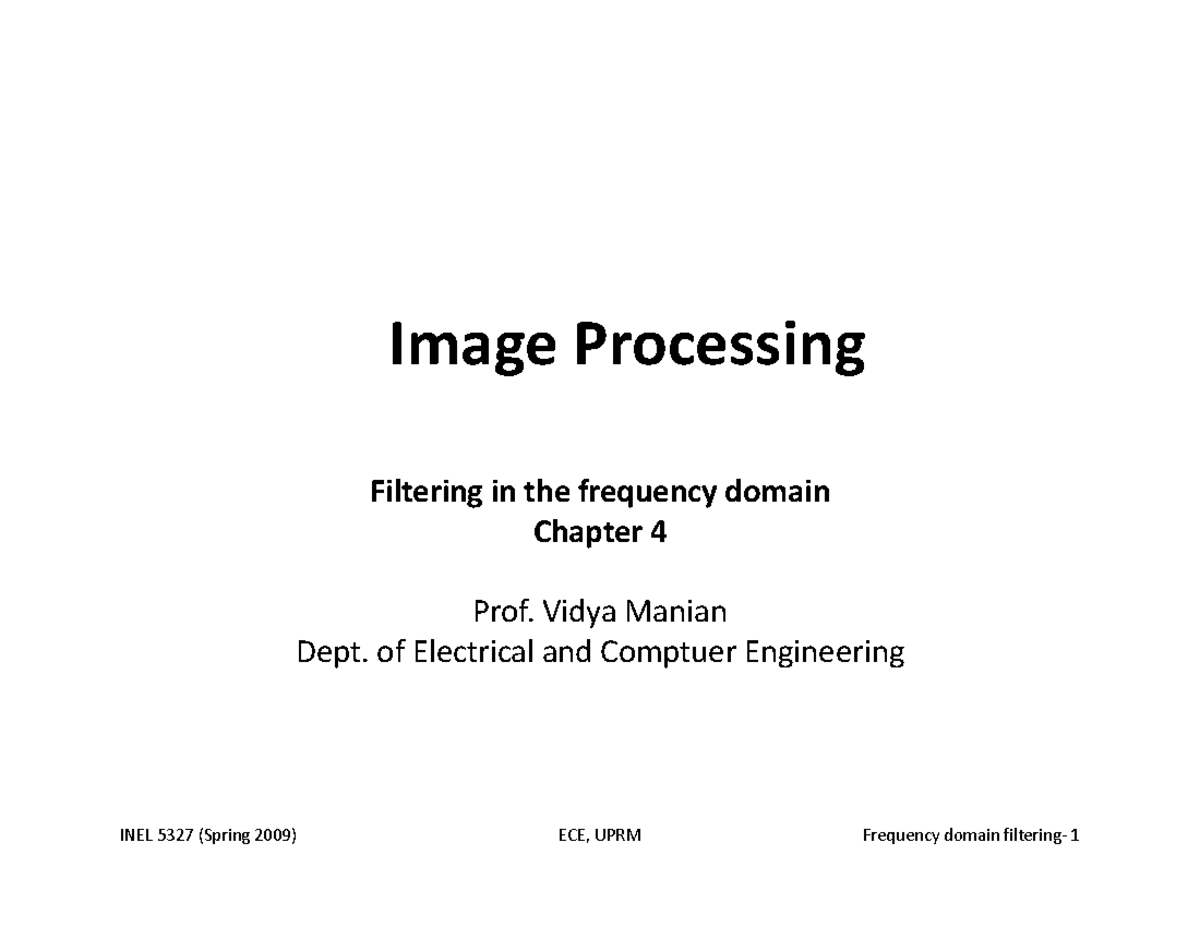 Lecture 12 helping material - ImageImage ProcessingProcessing ...