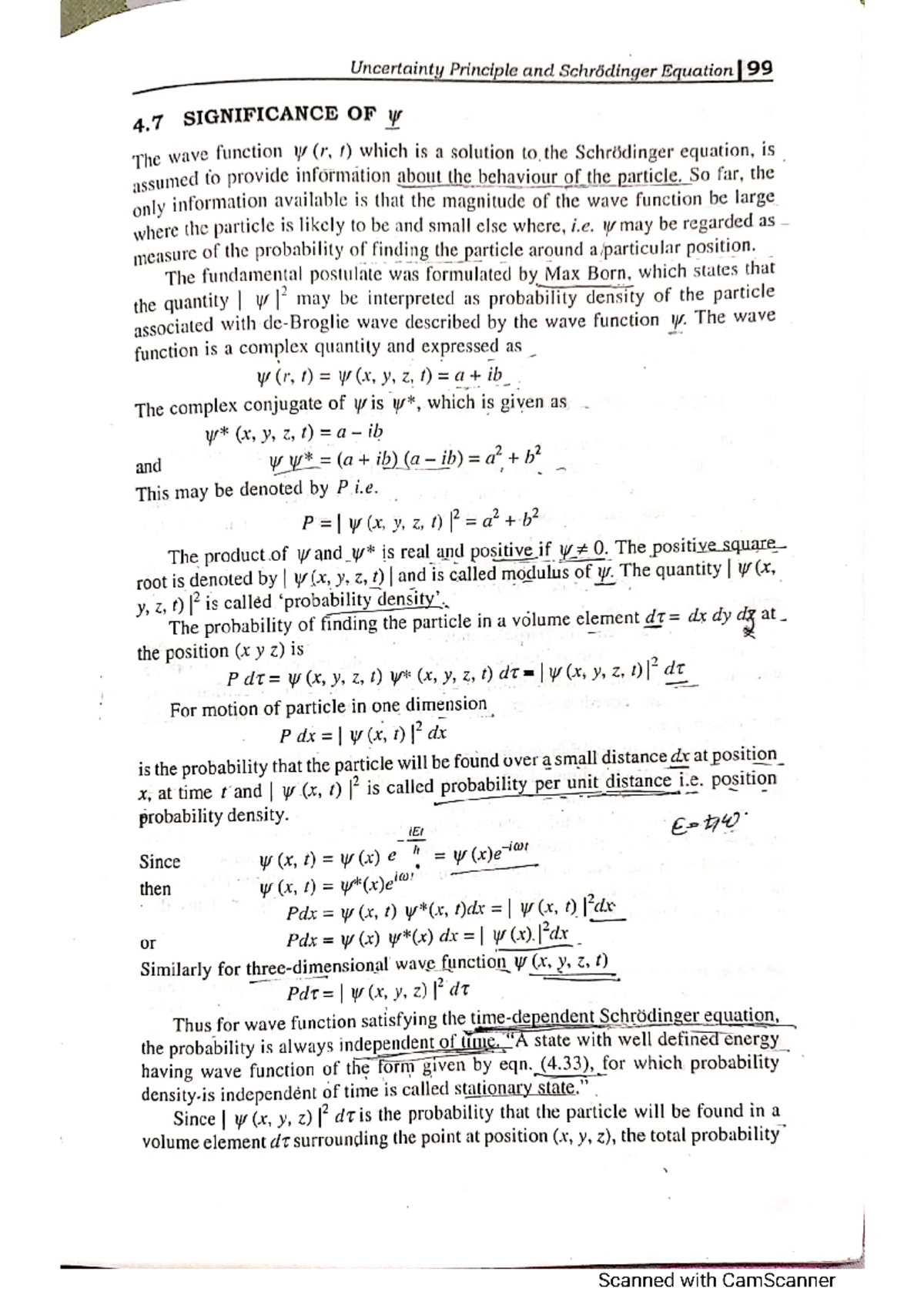 significance-of-wave-function-physics-studocu