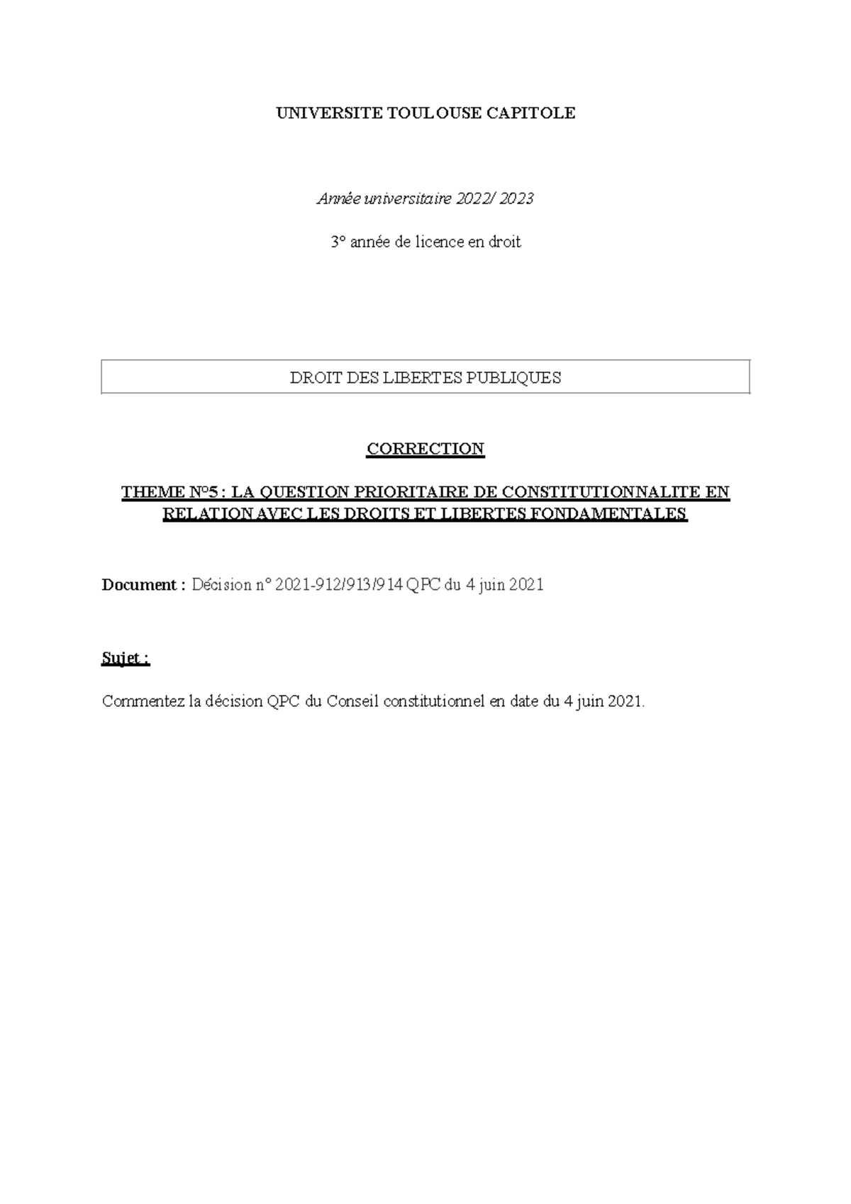 Correction-TD5 - Correction - UNIVERSITE TOULOUSE CAPITOLE Année ...