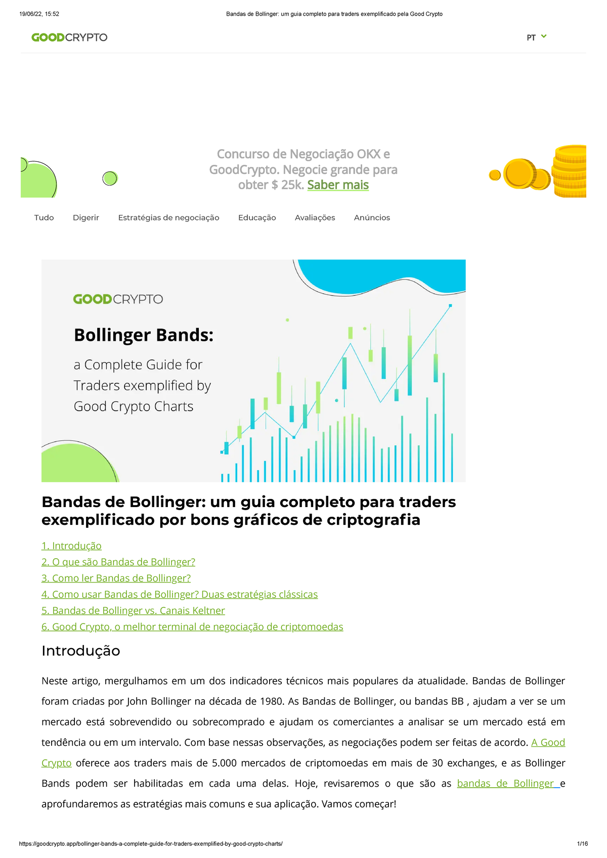 Bandas de Bollinger um guia completo para traders exemplificado pela ...