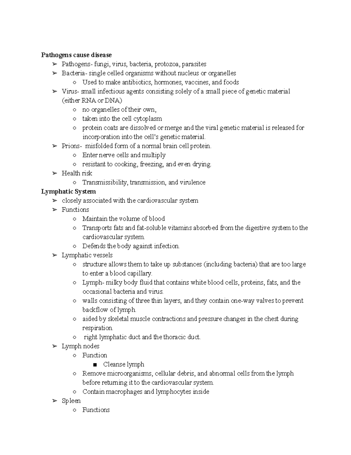 Chapter 9 - Lecture notes 1 - Pathogens cause disease Pathogens- fungi ...