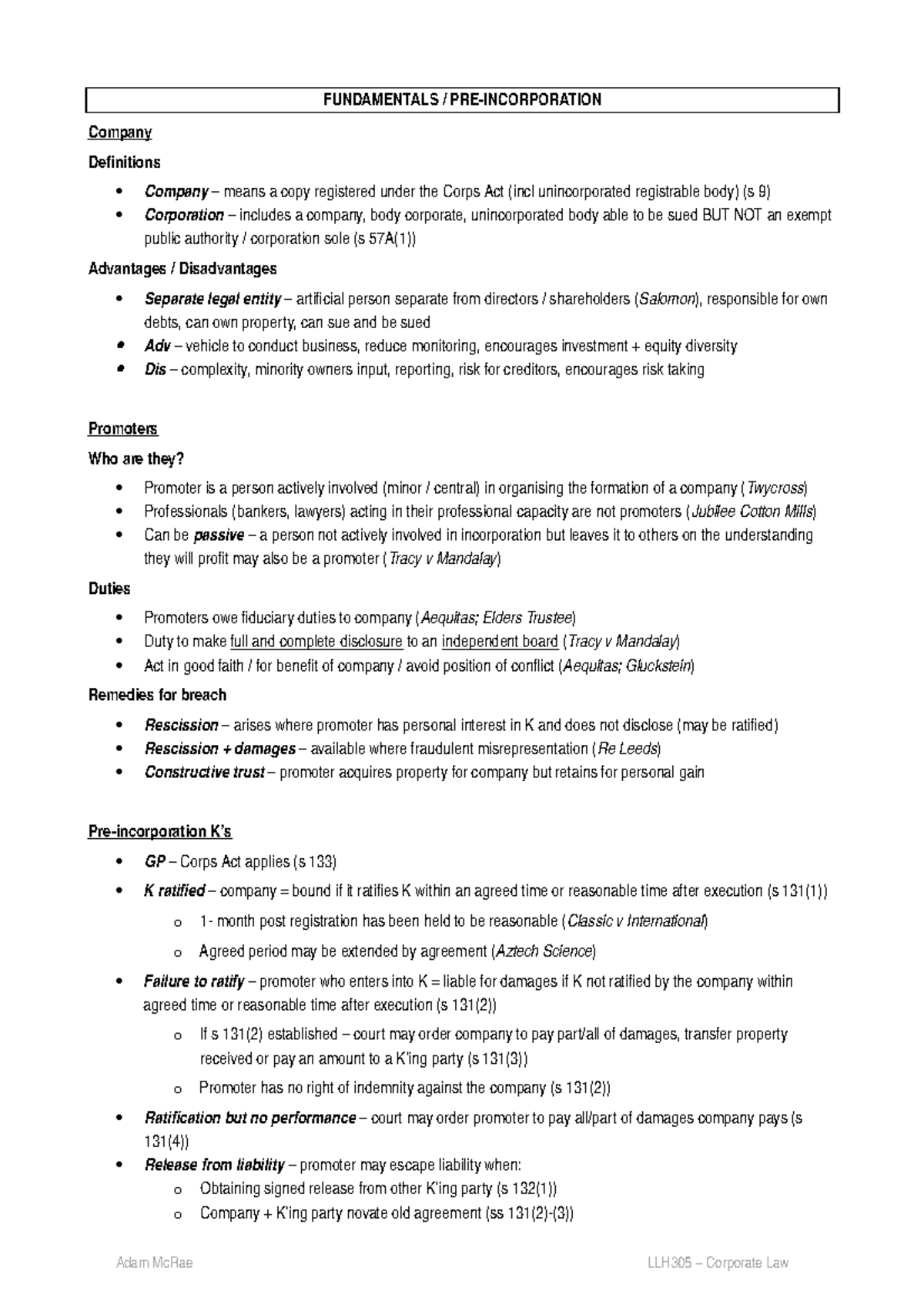 Problem Solving Summary word document - FUNDAMENTALS / PRE ...