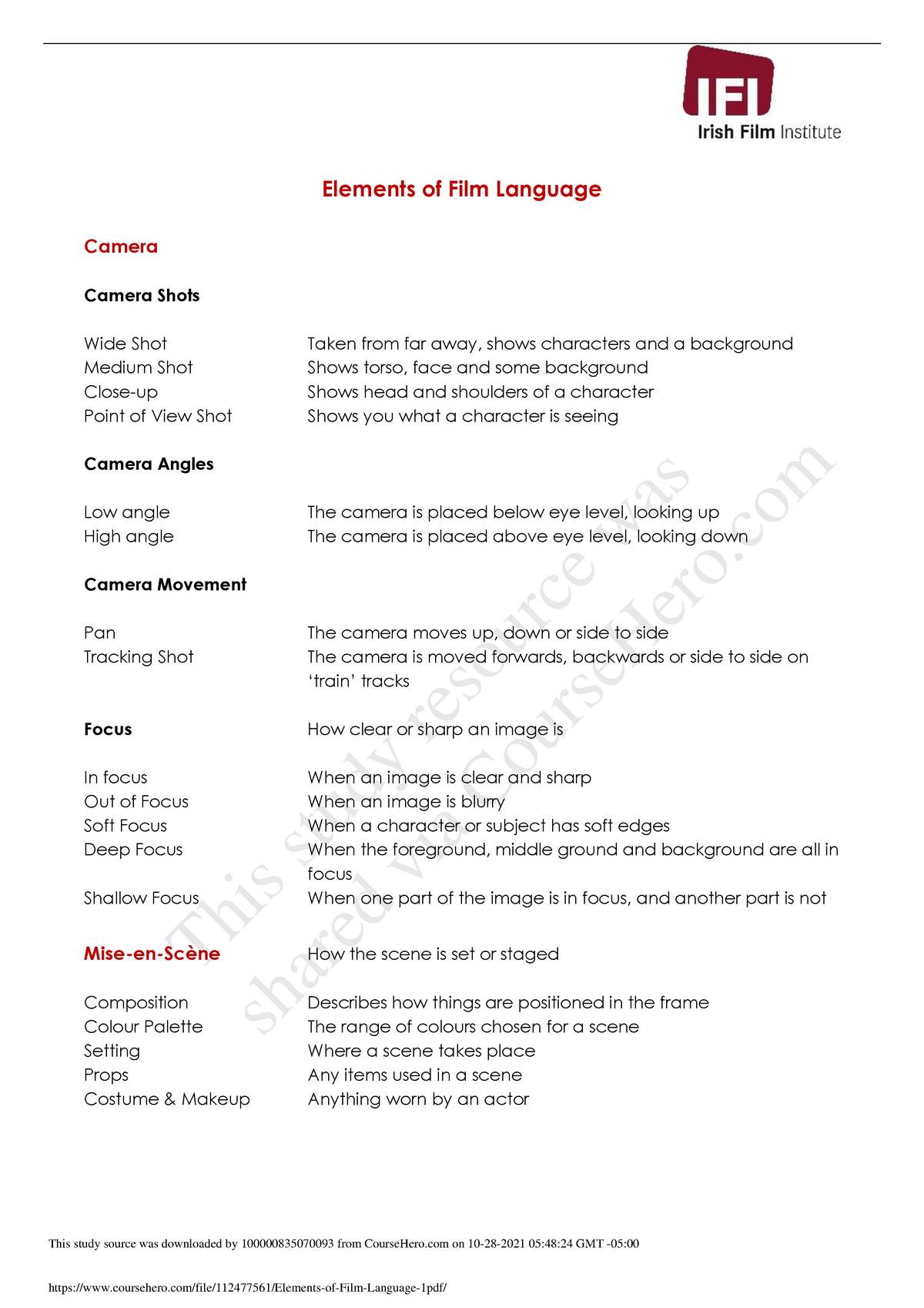 elements-of-film-language-1-hematology-ii-uos-studocu