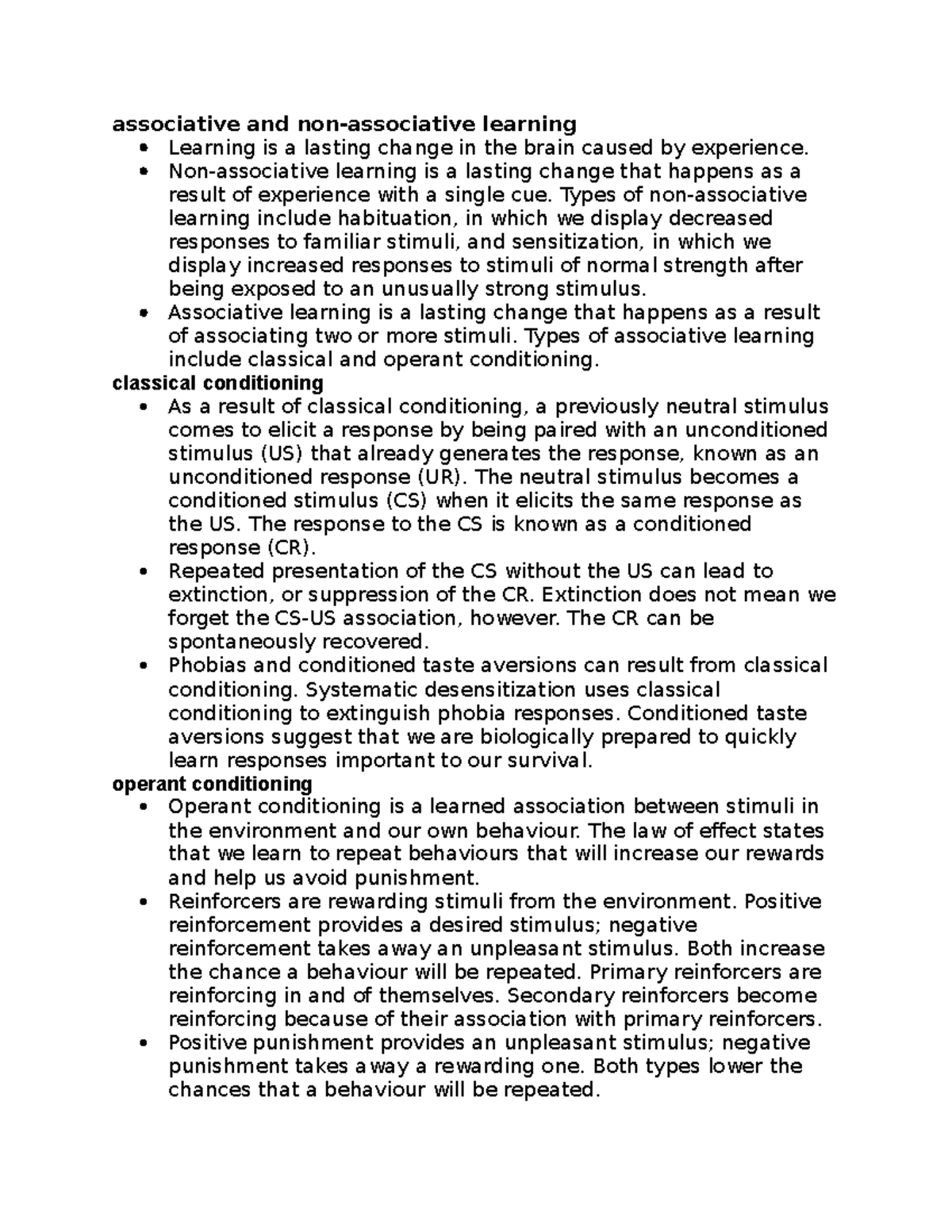 Ch7 learning - Lecture notes 7 - associative and non-associative ...