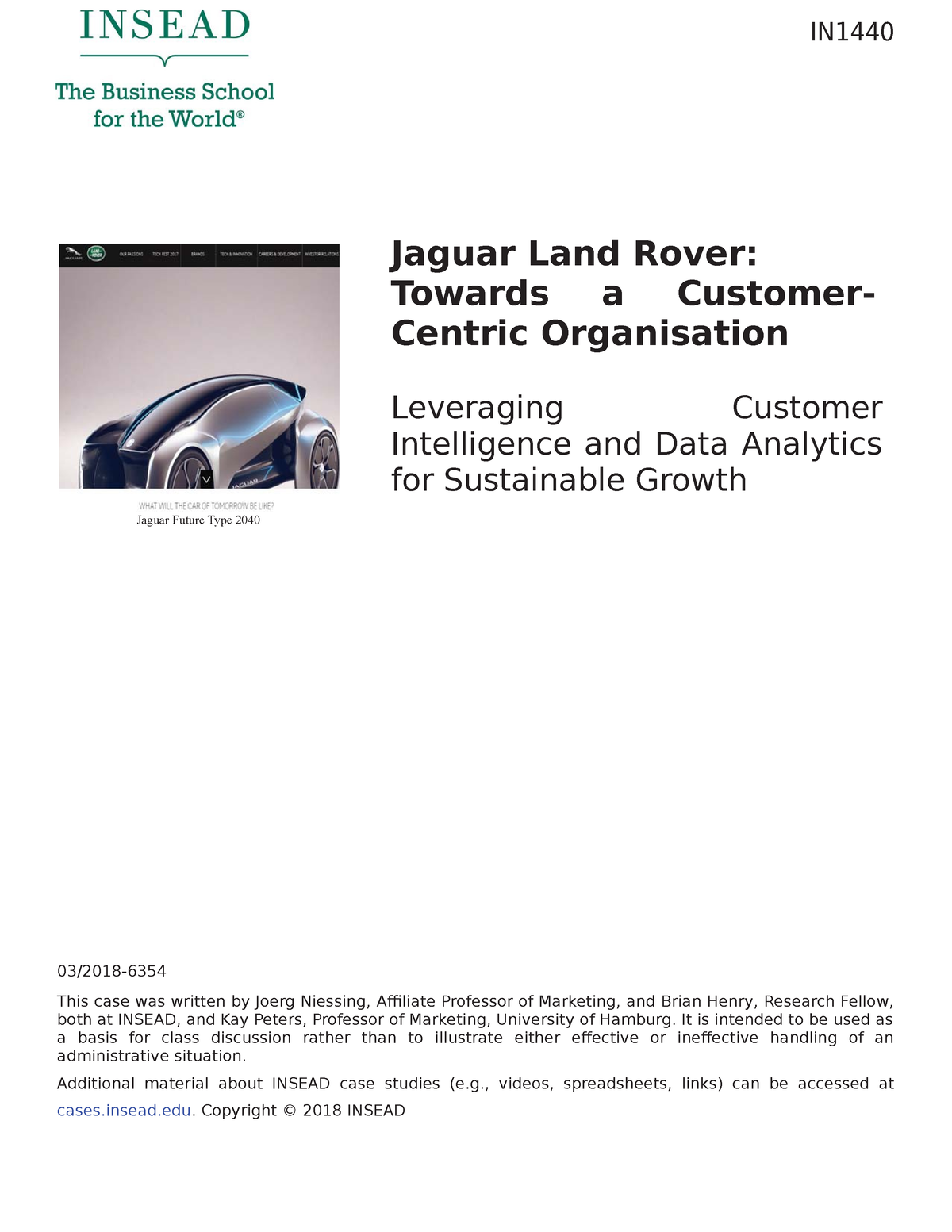 jaguar company case study