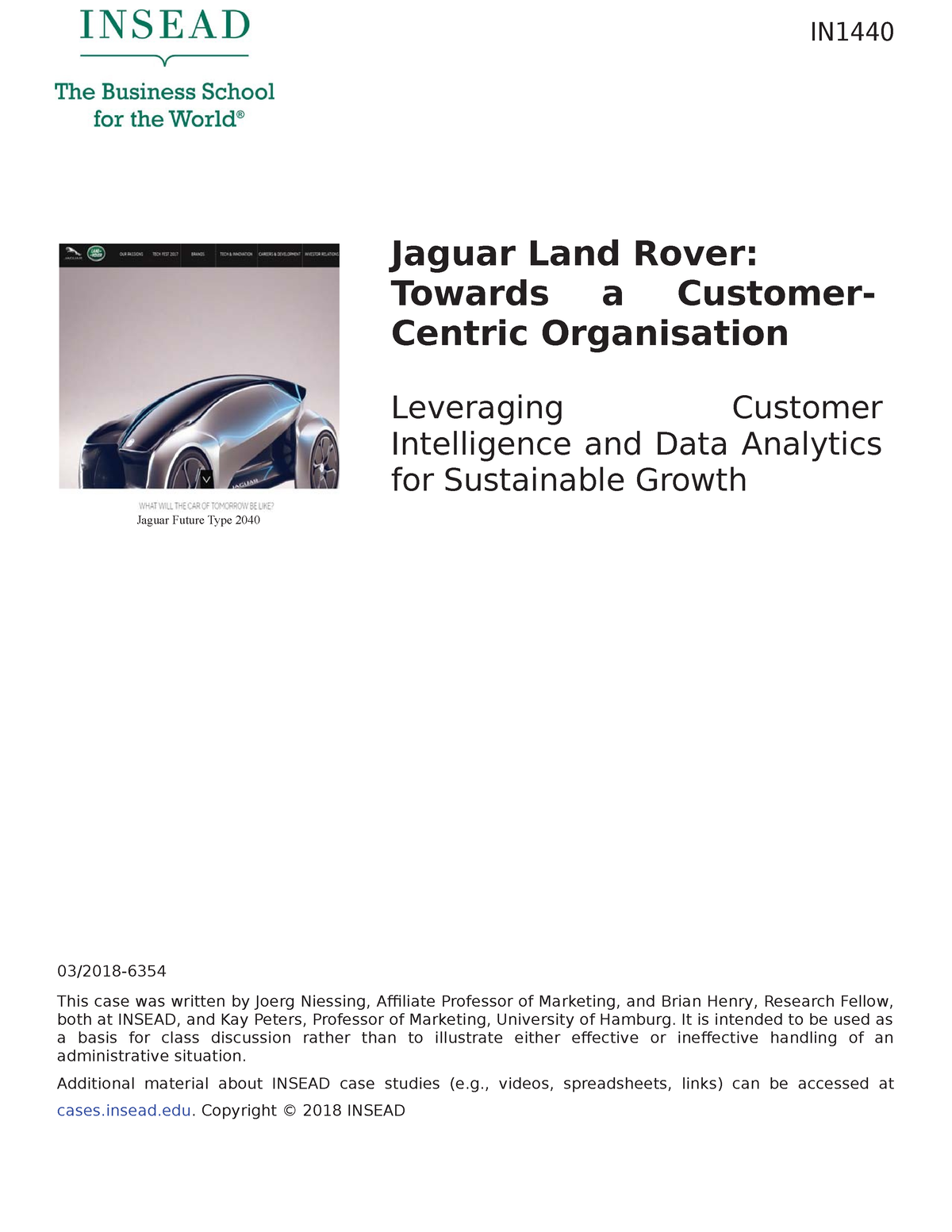 jaguar quality case study