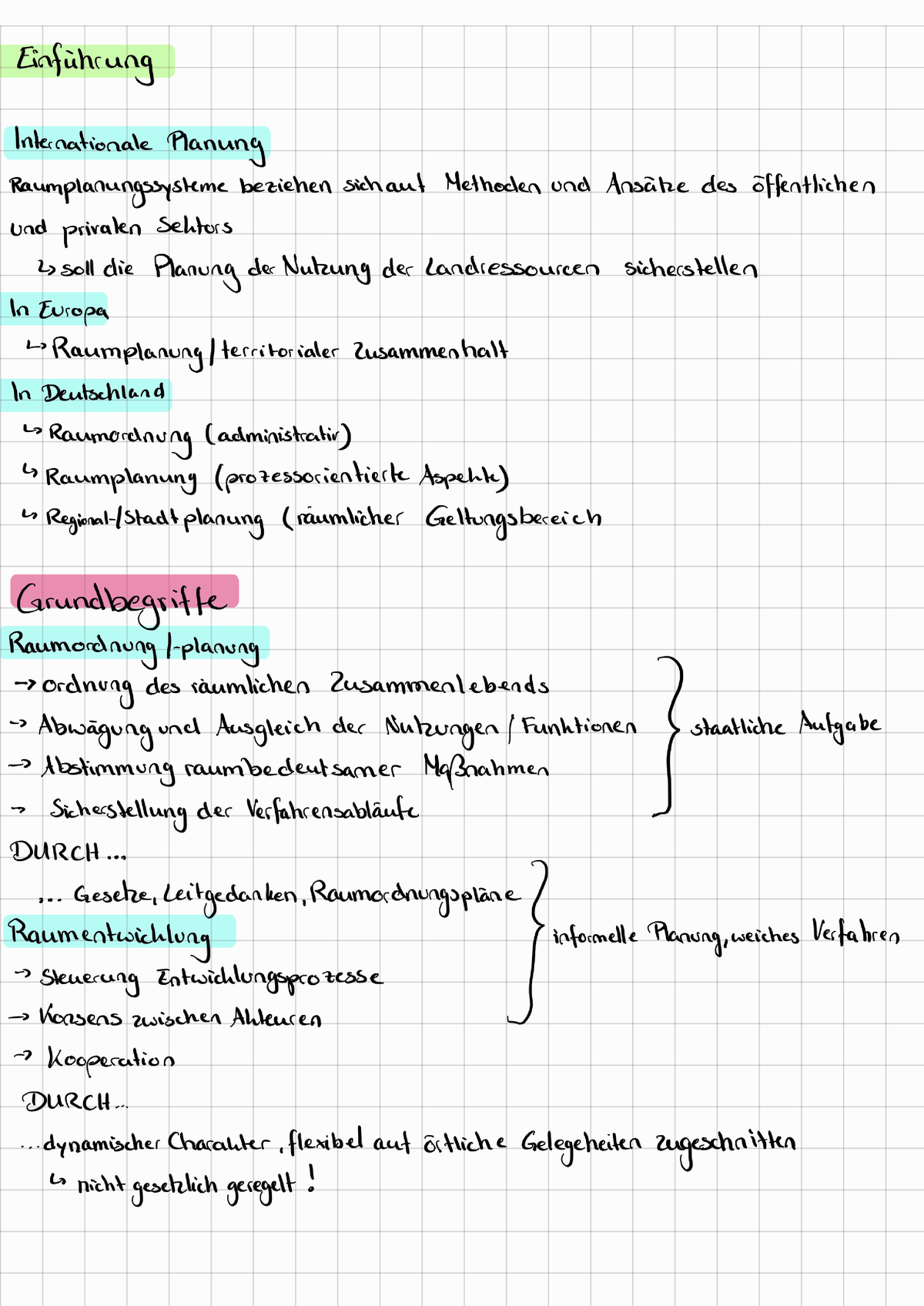 Zusammenfassung Umweltplanung - Umweltplanung Und Bodenpolitik - Studocu