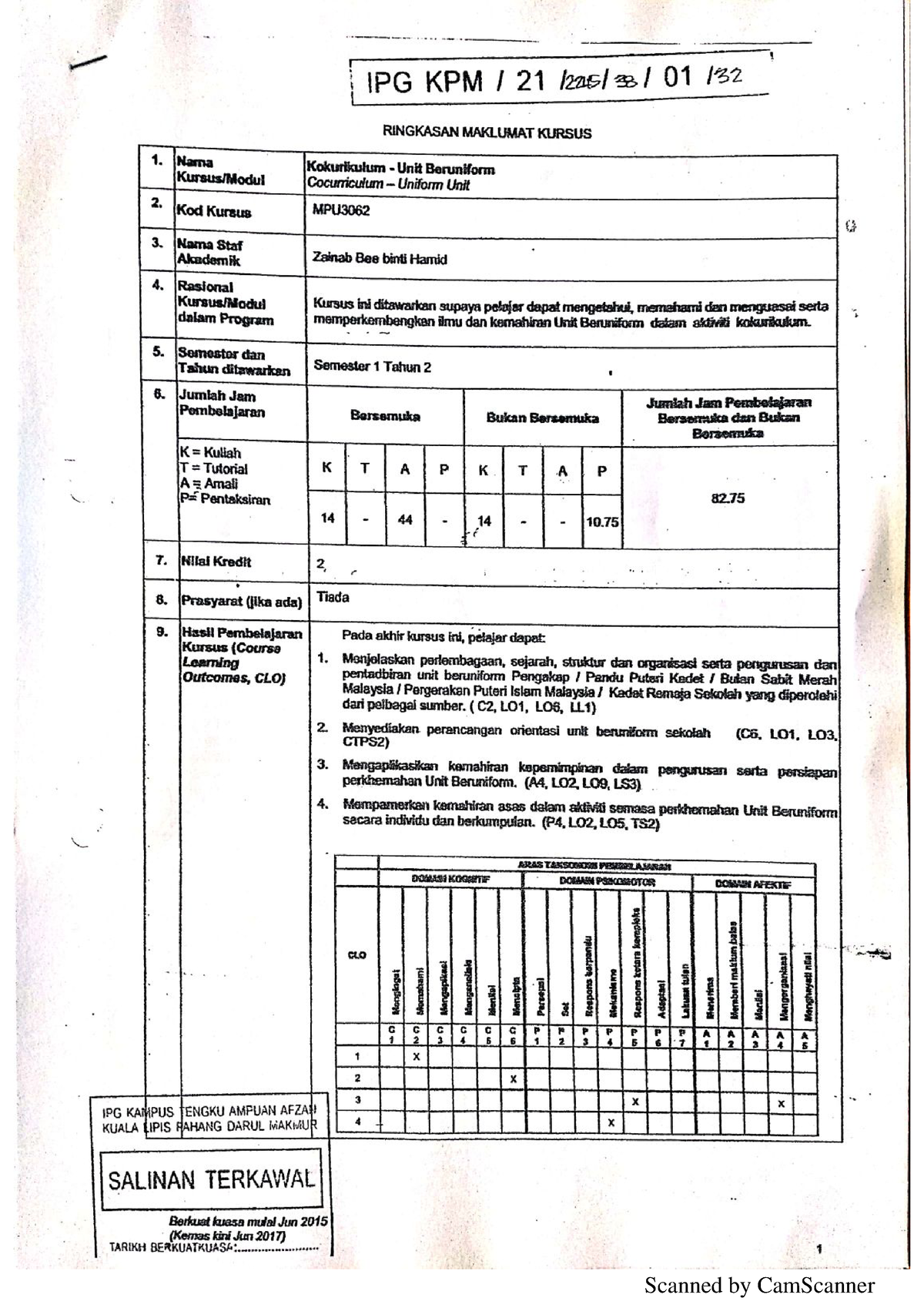 MPU3062-UNIT Beruniform - Matematicas - Studocu