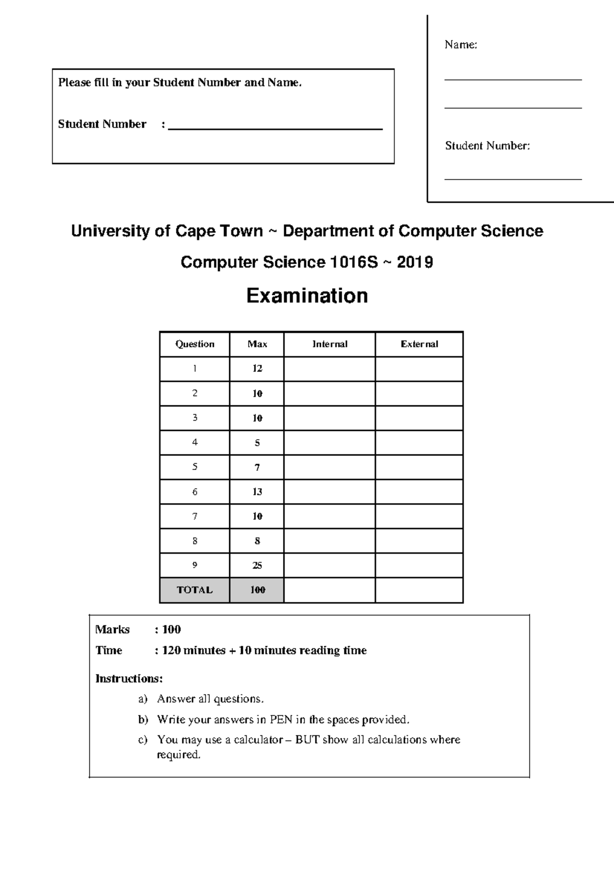 cscblank-past-paper-name-student-number-university-of-cape-town