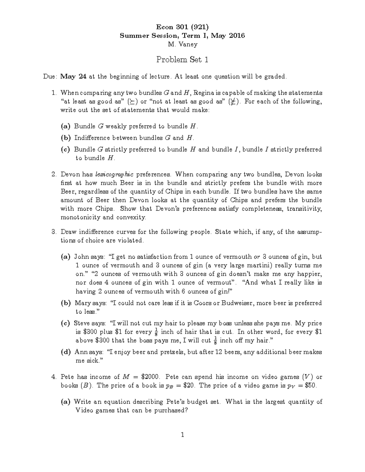 16se301ps1 - Problem Set 1 - Econ 301 (921) Summer Session, Term I, May ...