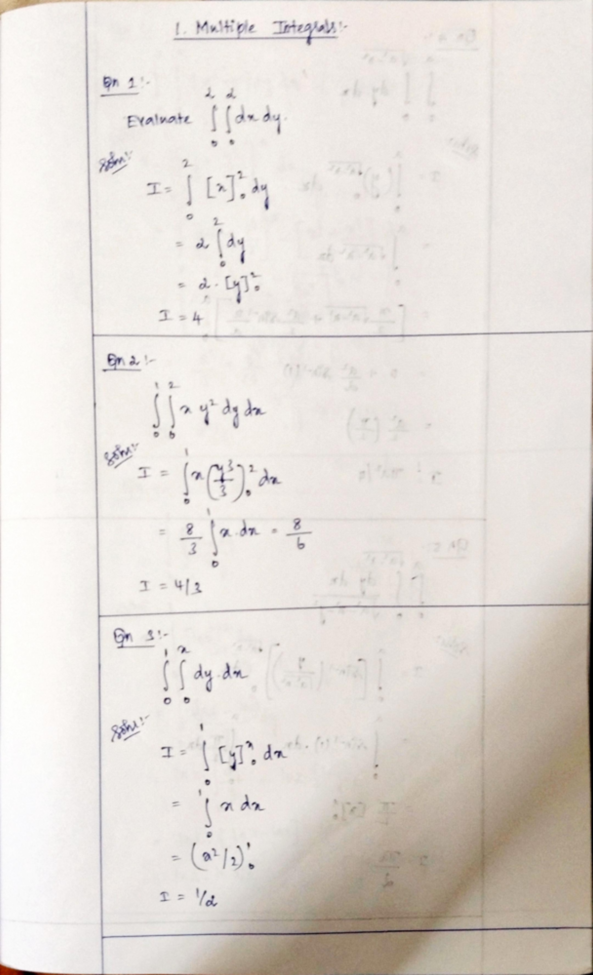 Maths Unit 1 Notes - Advanced Calculus And Complex Analysis - Studocu