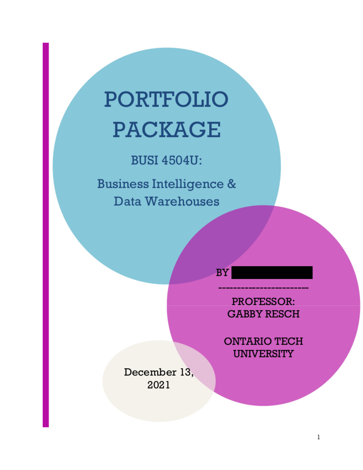Package example - assignment - Table of Contents Overview Introduction ...