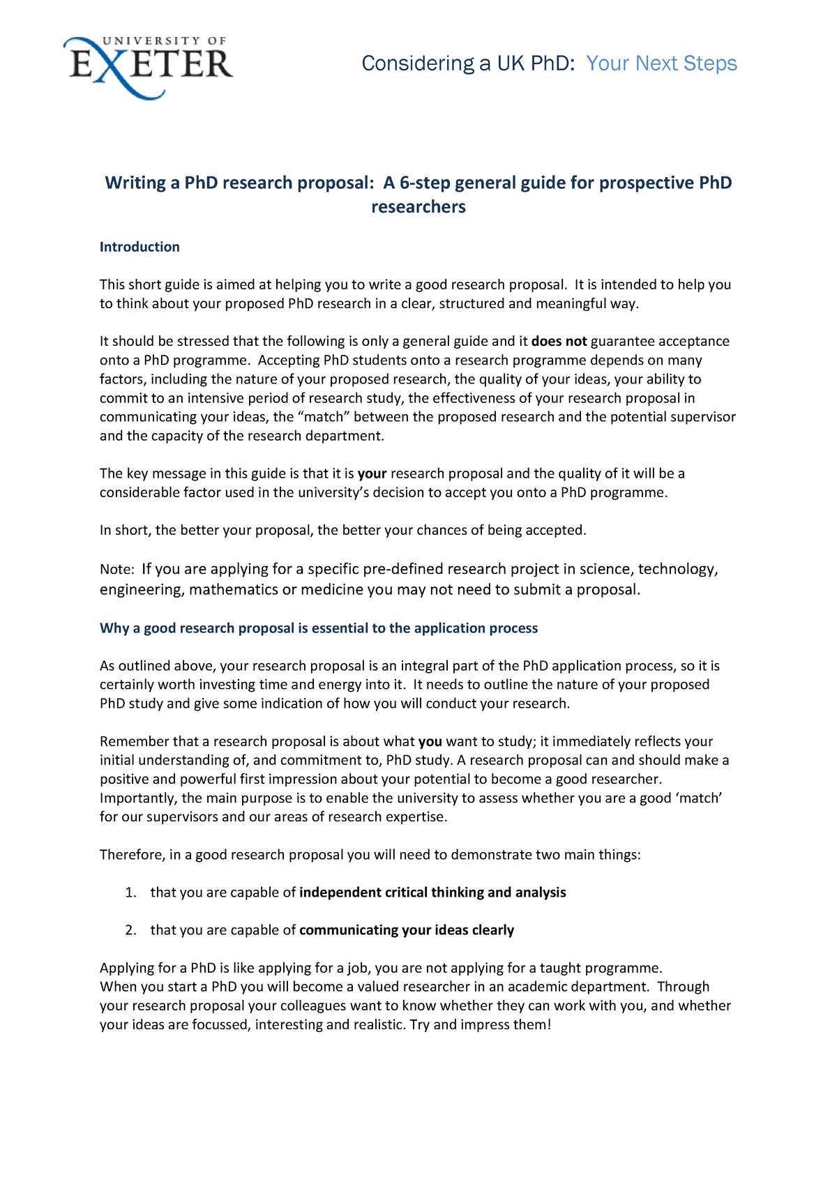 how to write a research proposal for phd in chemistry