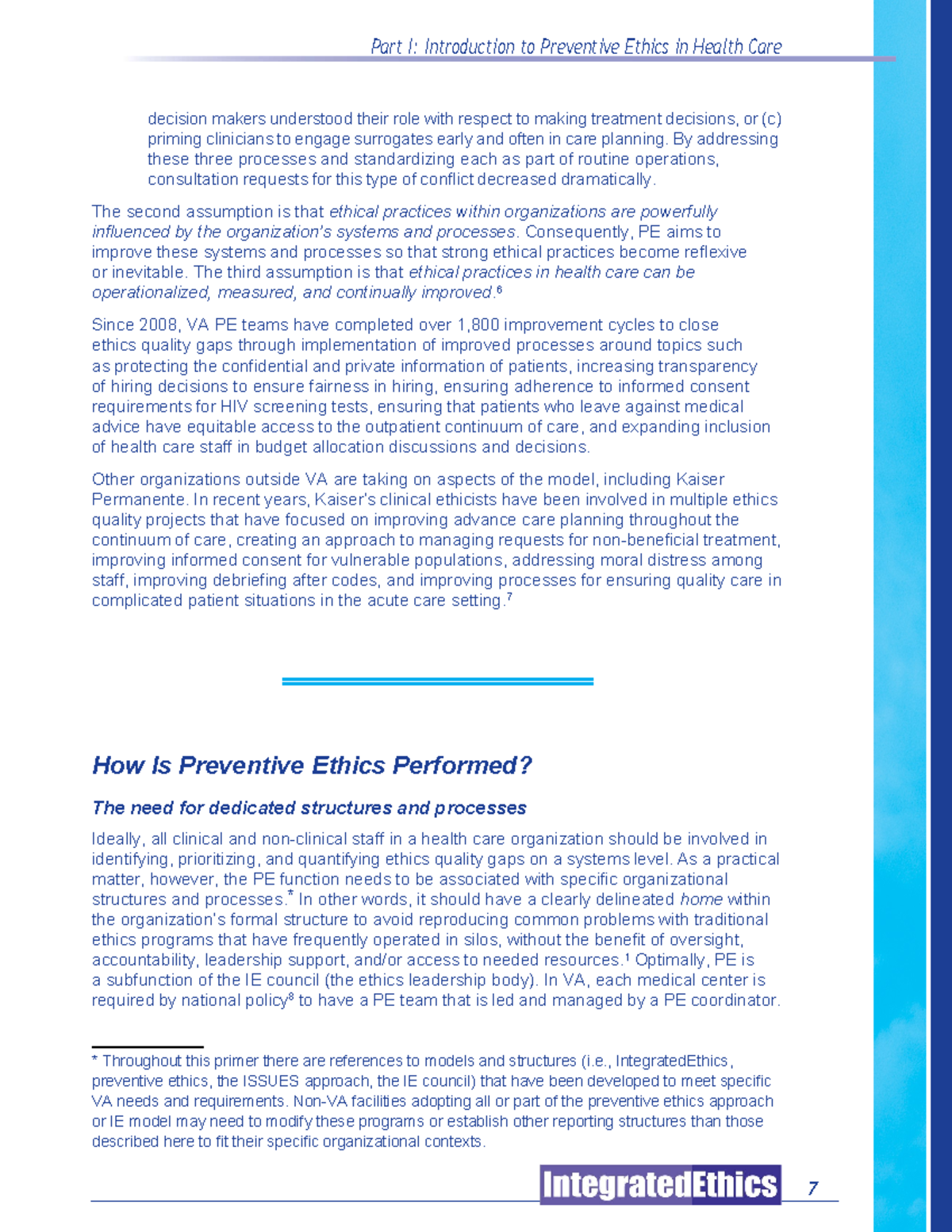 What Proficiencies Are Required to Perform Preventive Ethics - decision ...