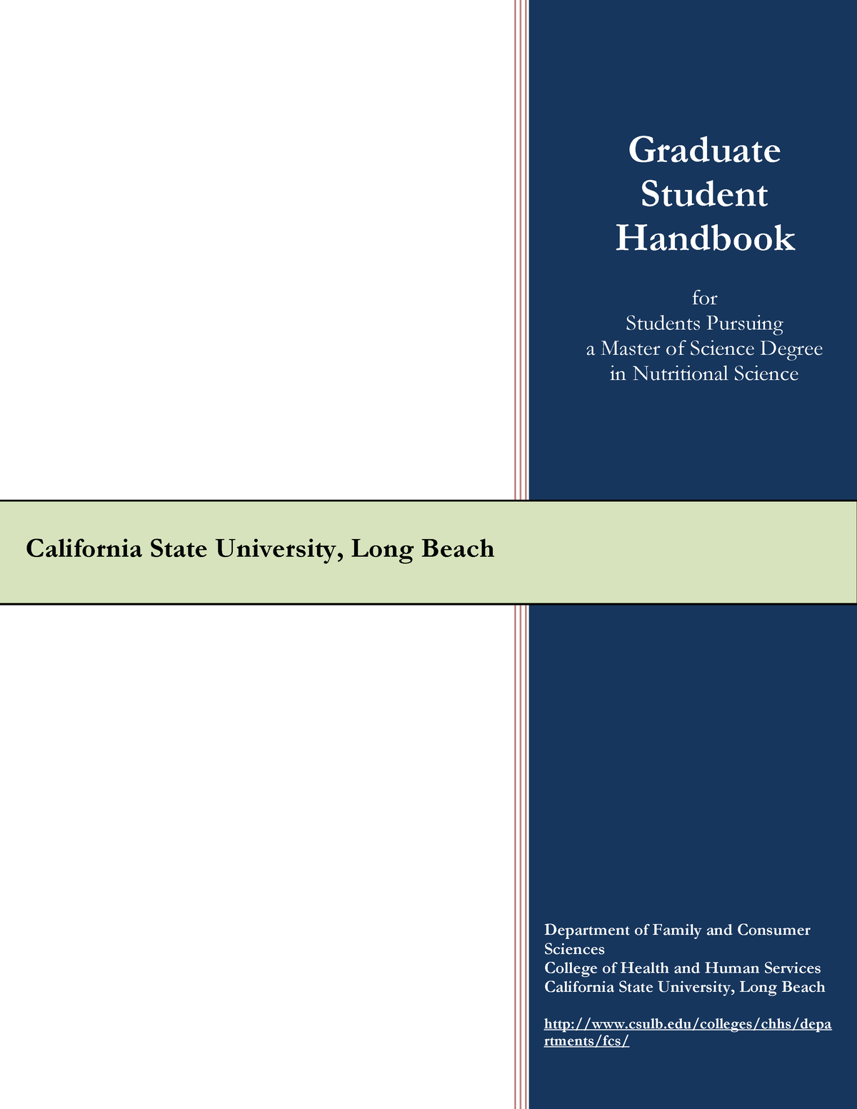 Graduate Student Handbook April 2020 1 Graduate Student Handbook For   Thumb 1200 1553 