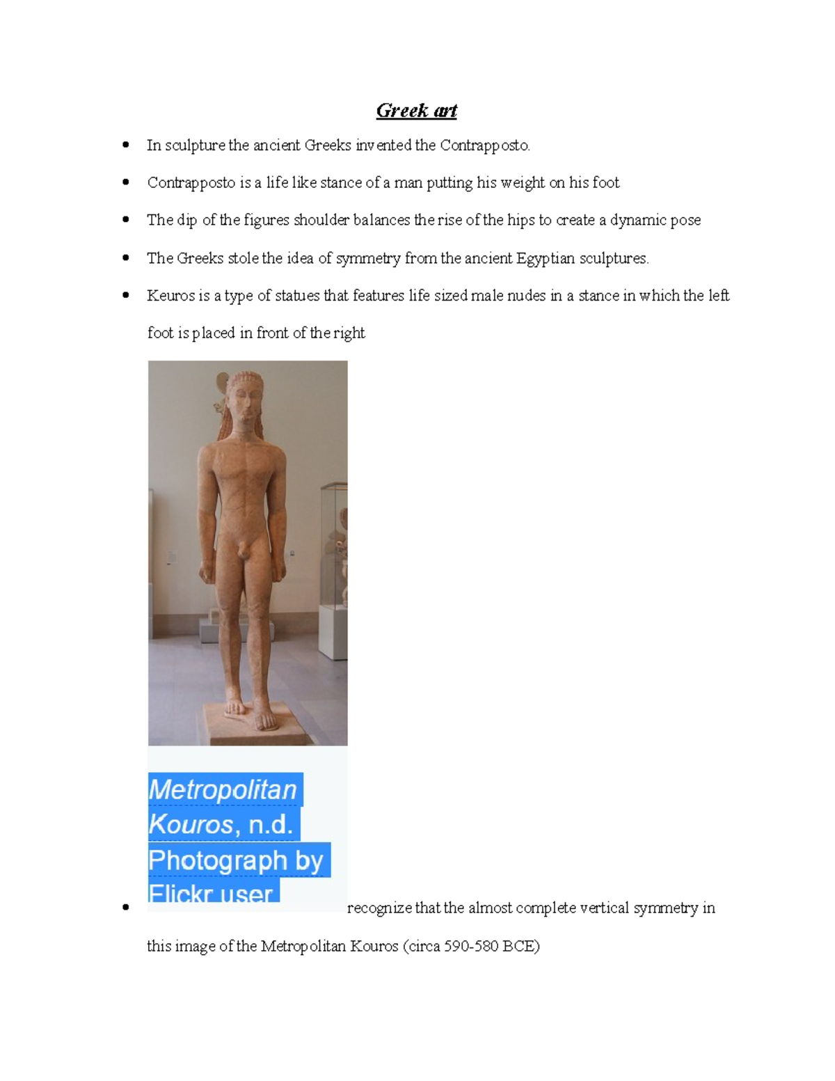 Greek art - Greek art In sculpture the ancient Greeks invented the ...