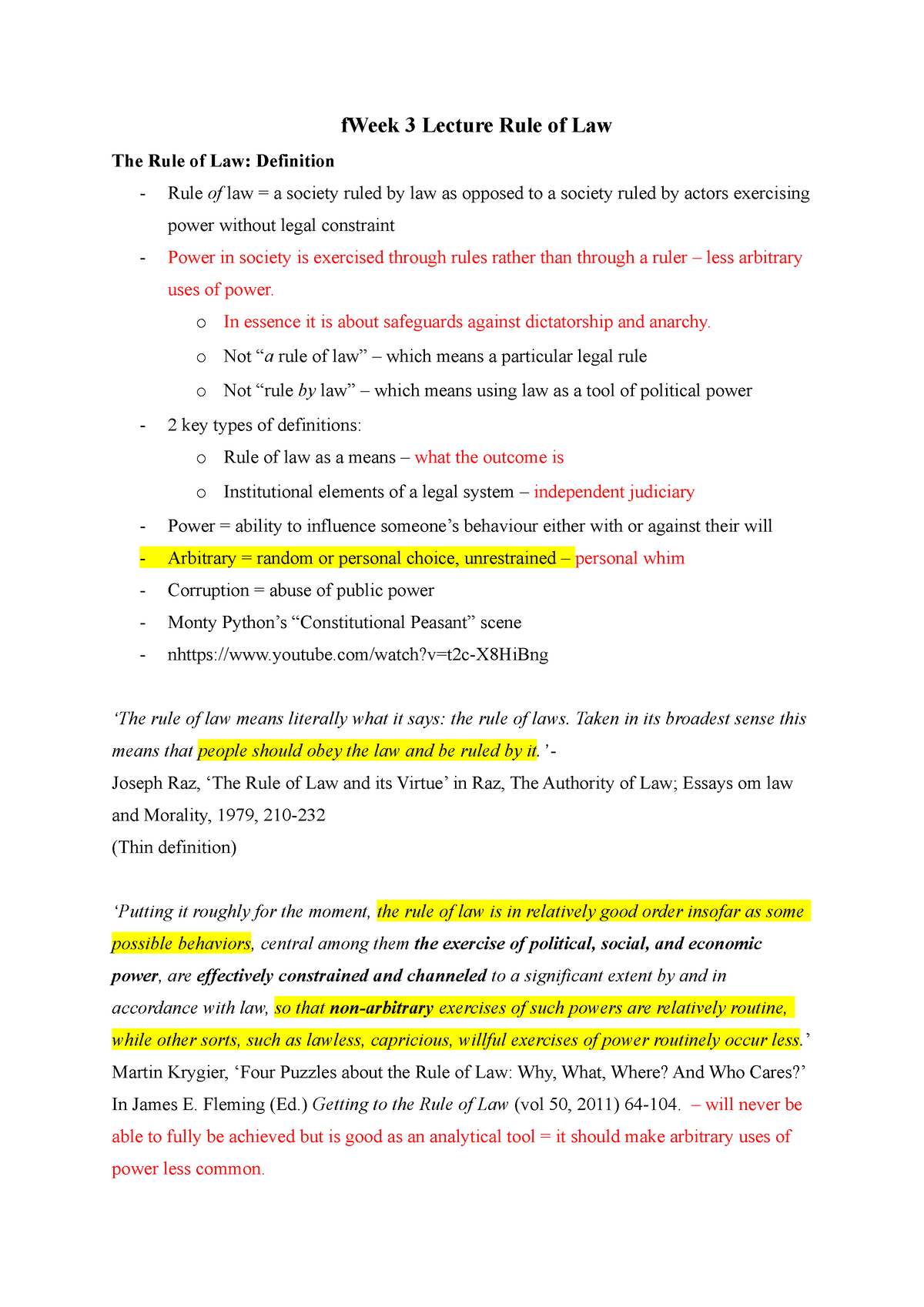 lecture-3-fweek-3-lecture-rule-of-law-the-rule-of-law-definition