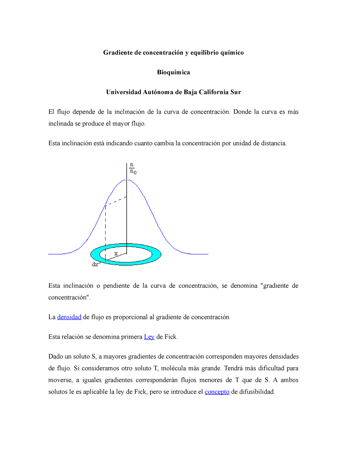 gradiente de concentración