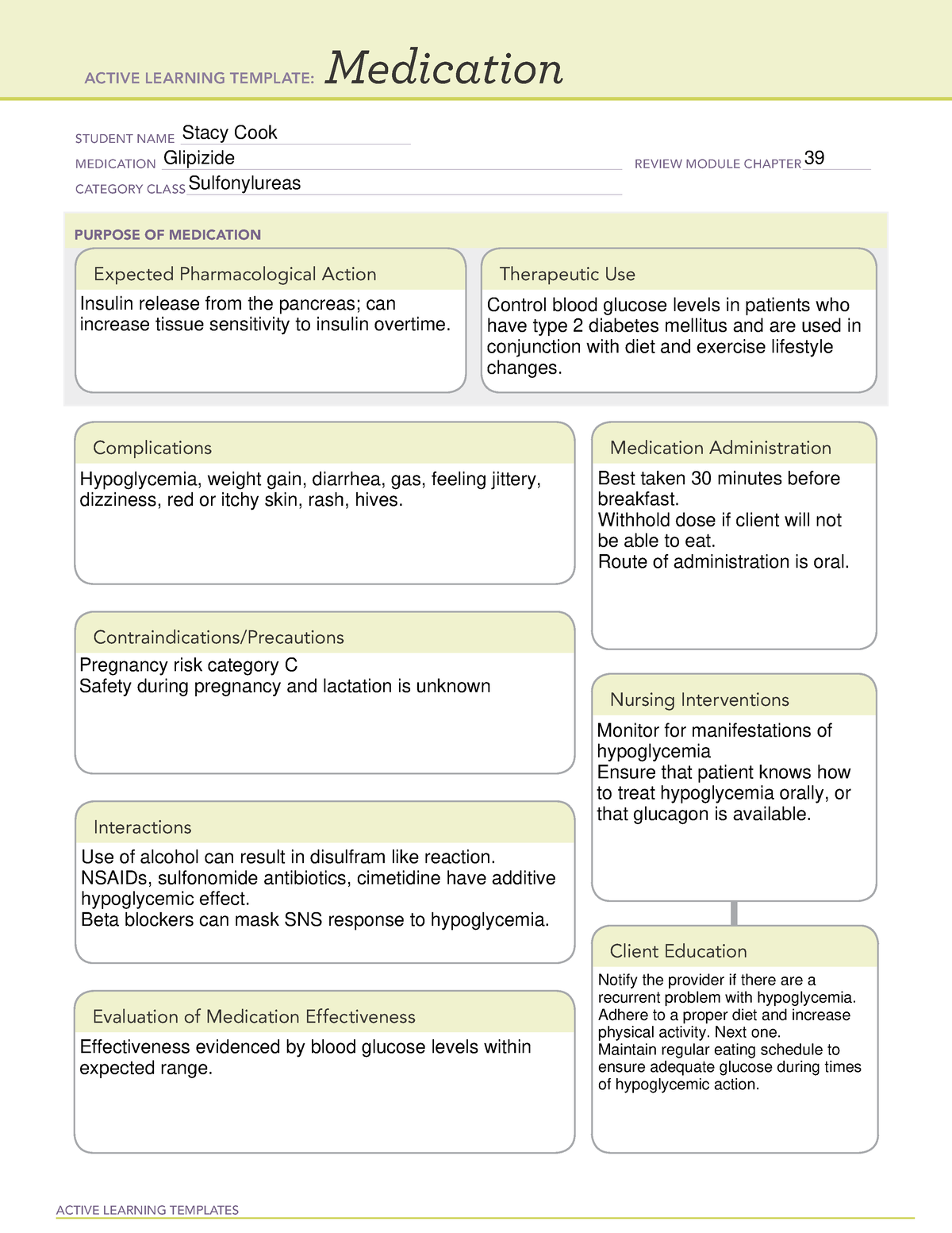 ati-medication-template-glipizide-active-learning-templates