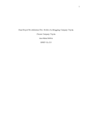 Final+Project+Two - final project 2 - 1 Toyota Final Project Two ...