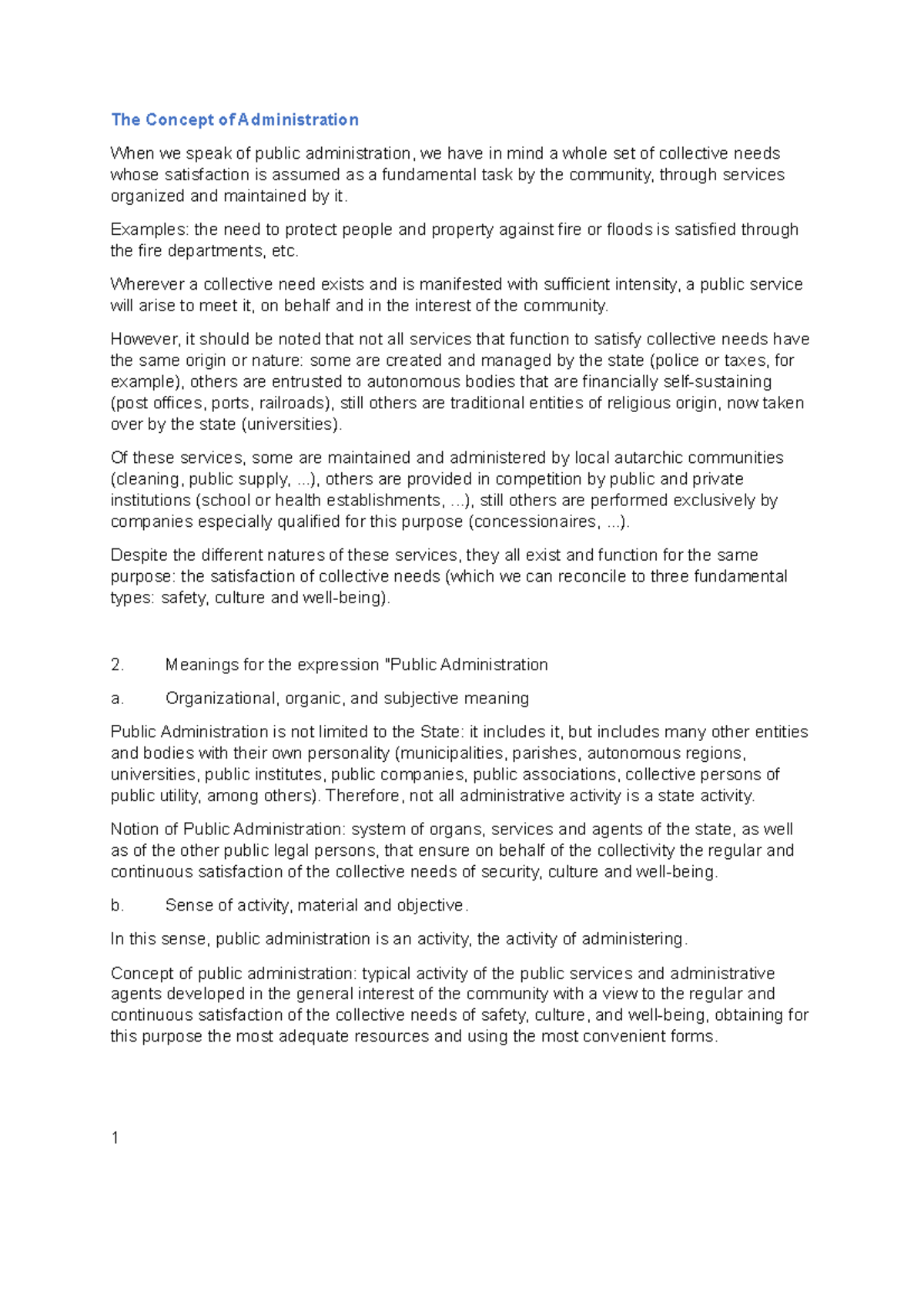 Concept Of Administration Pdf