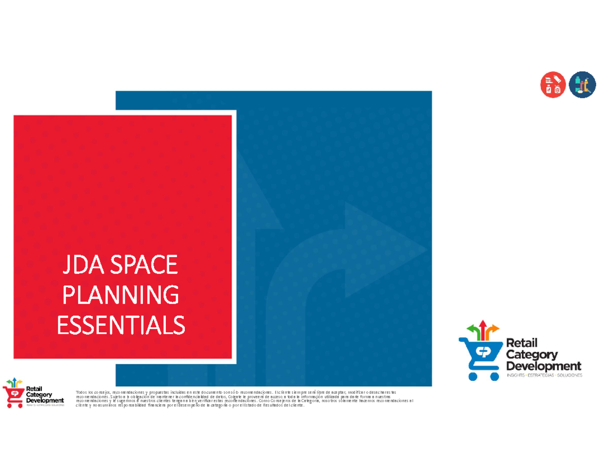 JDA Space Planning Essentials Manual para aprender a usar JDA Space planning Promoción De