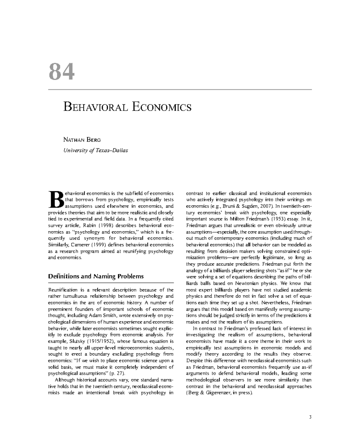 Otago 1139 International Organizations (POLS 445) - B ehavioral ...
