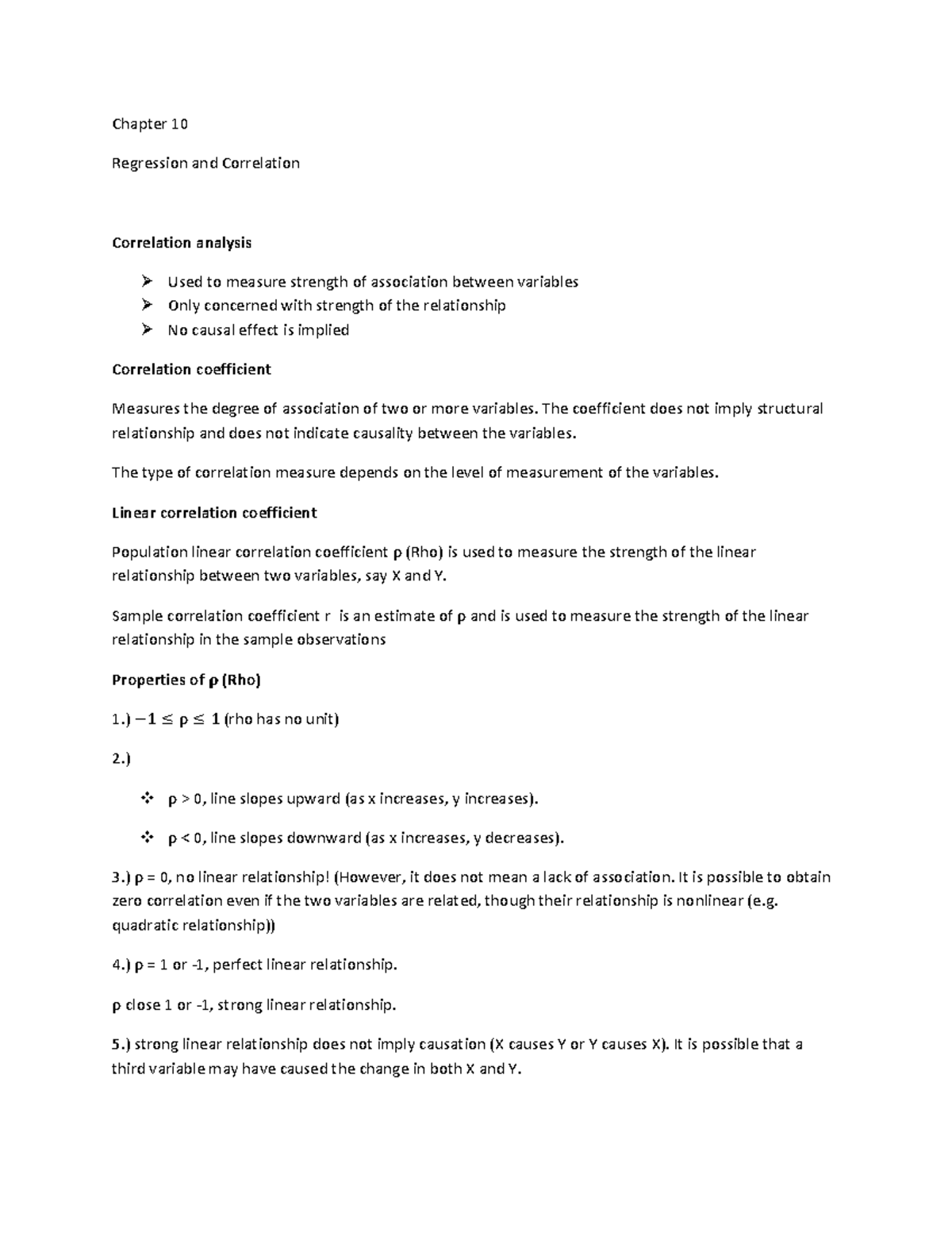 Chapter 10 - Introduction To Statistics - University Of The Philippines 