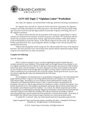 GOV-455 Topic 6 Case Study Breach of Contract Litigation Worksheet ...