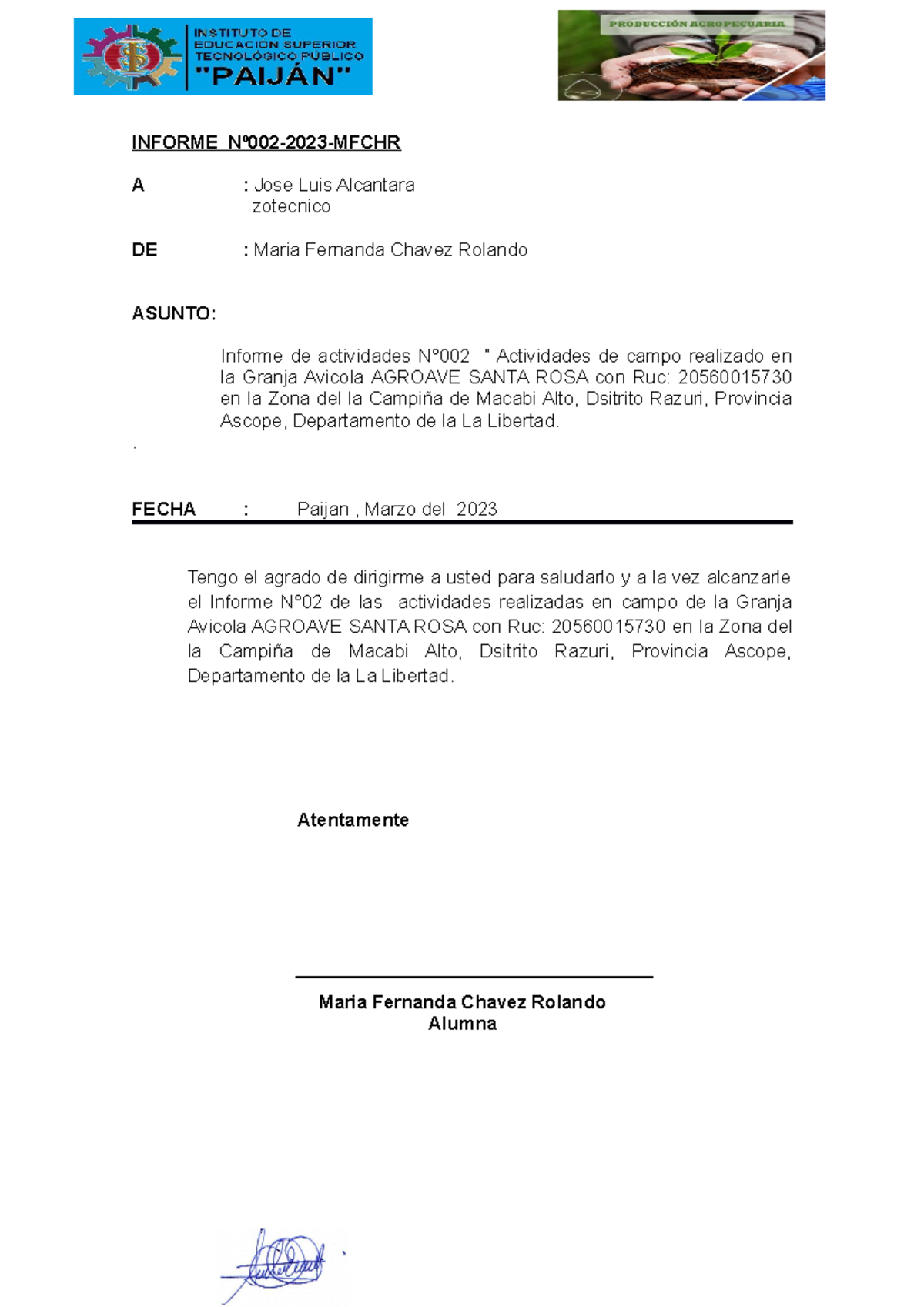 Informe Espero Te Ayude Suerte Informe Semanal N Nombre De La