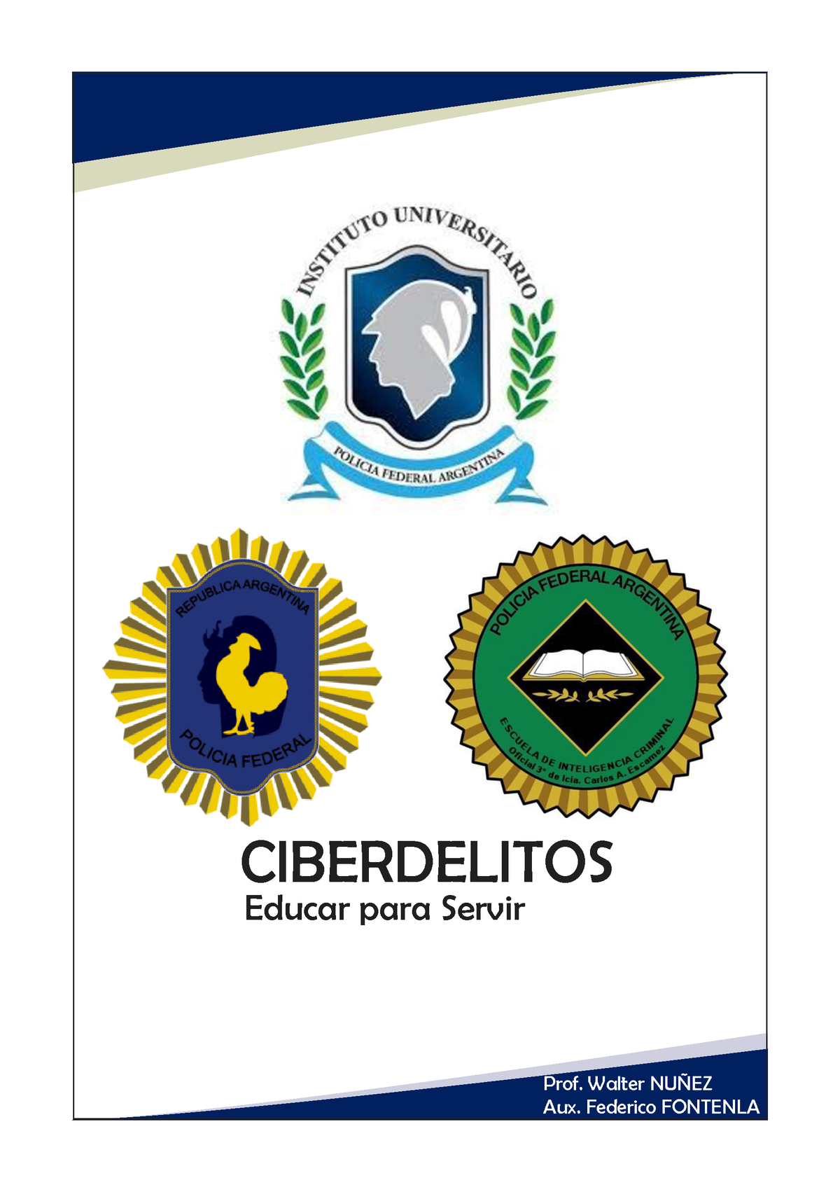 Ciberdelitos Material DE Estudio - CIBERDELITOS Educar para Servir Prof ...