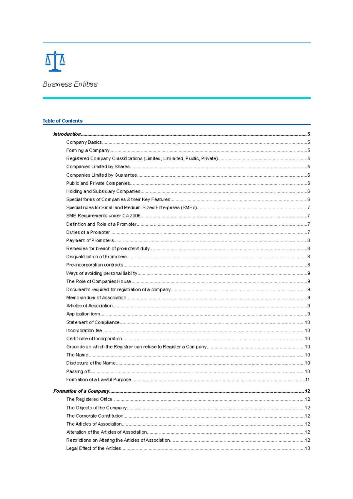 Business Entities - Notes - Business Entities - Studocu