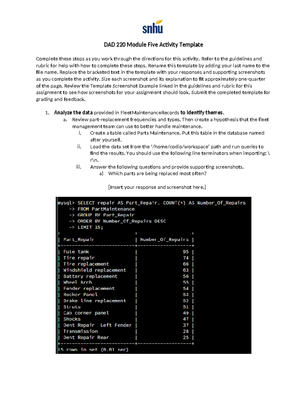 5-2-Activity-Analysis-Summar -Template-In Progress - DAD 220 Module ...