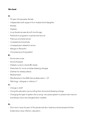 case study wound assessment