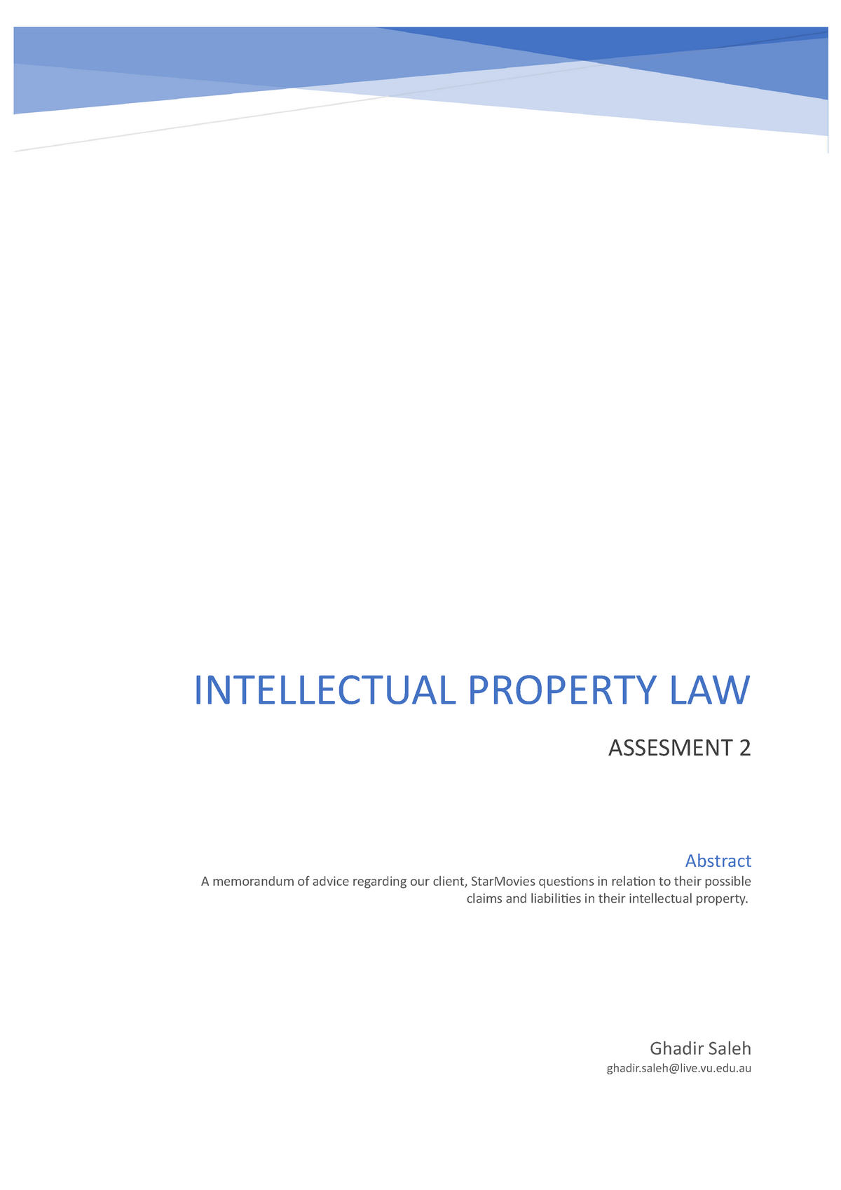 intellectual property assignment practical law