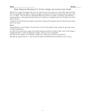 Lab #4, Universal Gravitational Law - 1 Worksheet (Universal ...