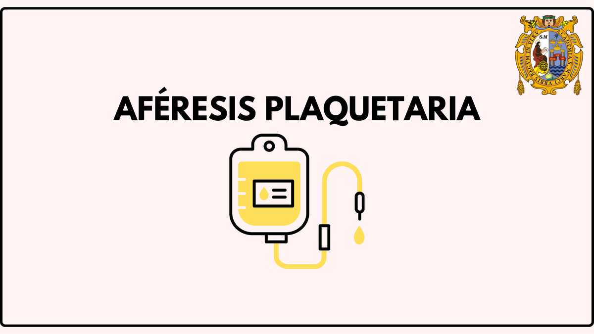 Aféresis Plaquetaria - AFÉRESIS PLAQUETARIA CONTENIDO ¿EN QUÉ CONSISTE ...