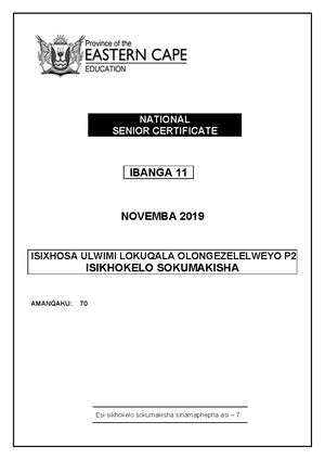 Xhosa language visual data 5