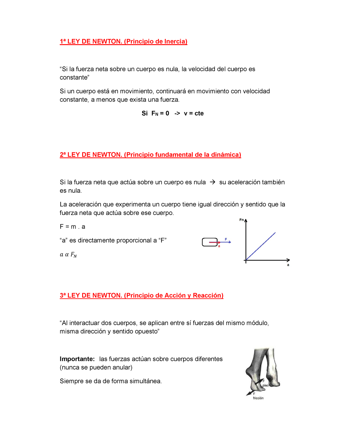 27 Leyes De Newton 1ª Ley De Newton Principio De Inercia “si La Fuerza Neta Sobre Un 2360