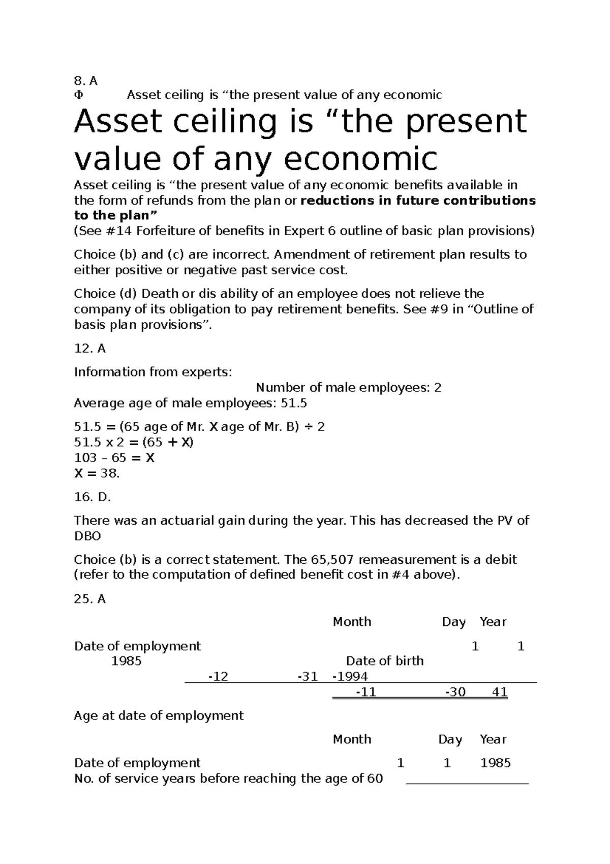 8-IA-Cabico - Hsjjas - 8. A Asset ceiling is “the present value of any ...