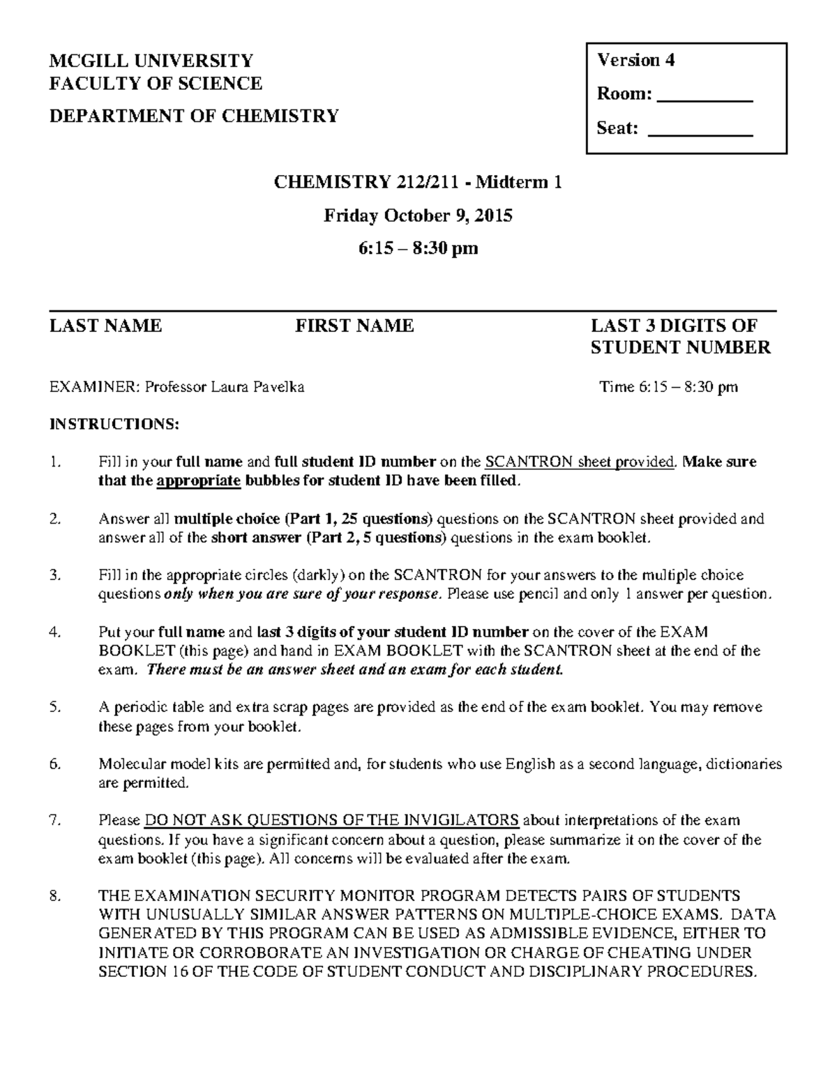 mcgill thesis examination