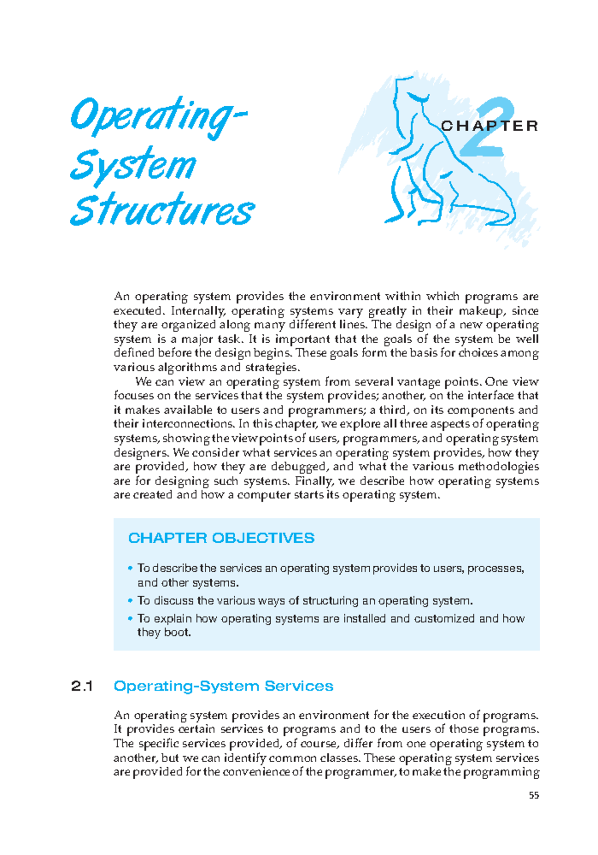 Chapter 02 - Operating-System Structures - Operating System Structures ...