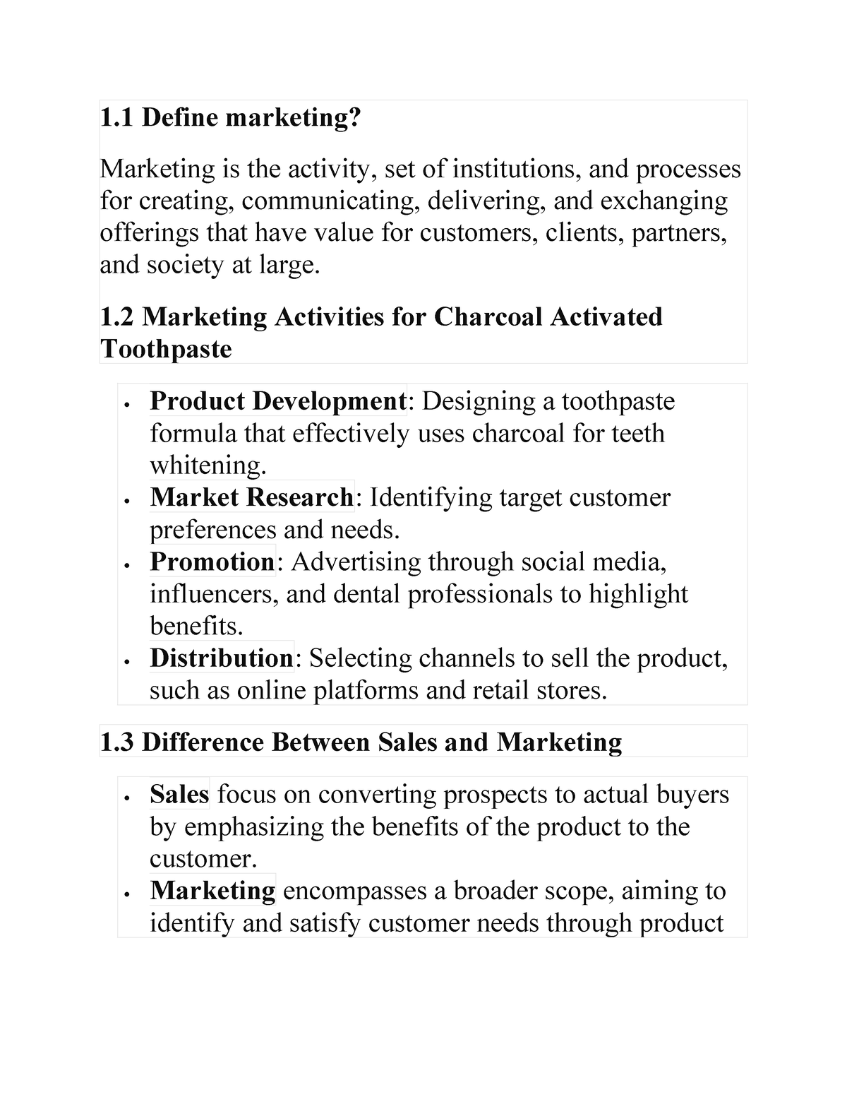 D077 Study Guide - Summary Concepts In Marketing, Sales, And Customer ...