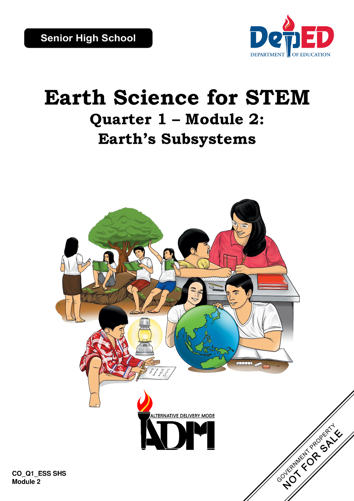 Earthscienceforstem Q1 Mod2 Earthssubsystem V2 - CO_Q1_ESS SHS Earth ...