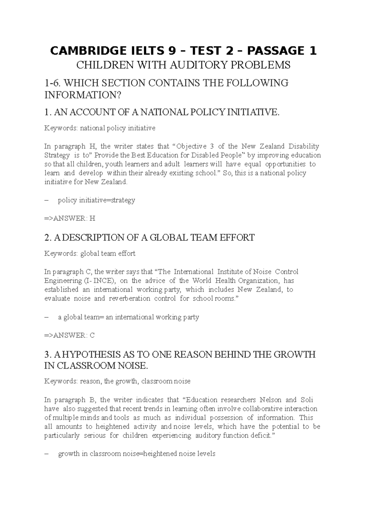 cambridge 9 reading passage 1 test 2