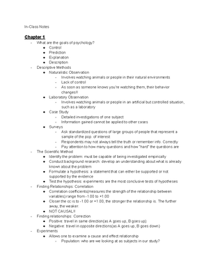 Psychology Chapter 3 sections 3.1-3.3 - Chapter 3: Sensation and ...