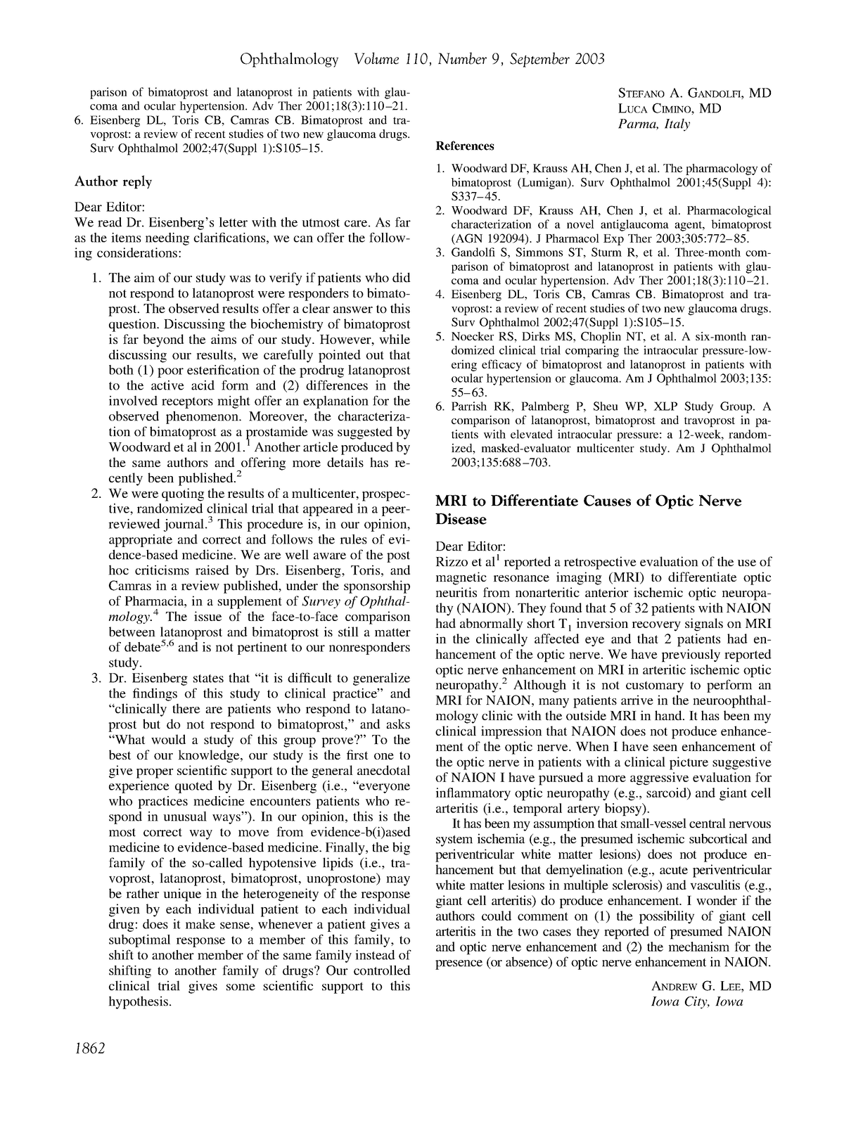 Mri to differentiate causes of optic nerve disease - parison of ...